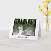 友情 カード (黄色い花)