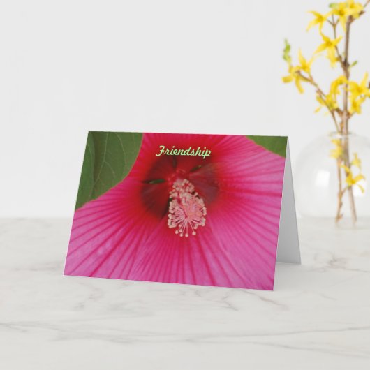 友情 カード (黄色い花)