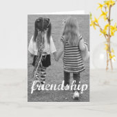 友情 カード (黄色い花)