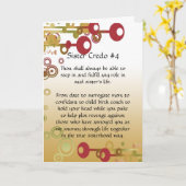 友情 カード (黄色い花)