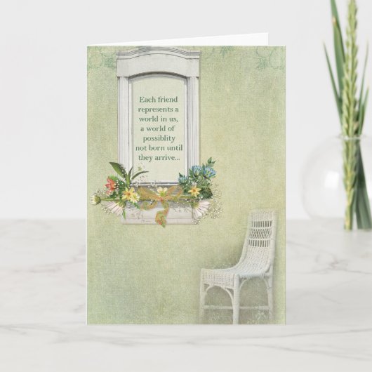 友情 カード (正面)