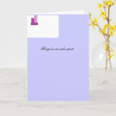 友情 カード (黄色い花)