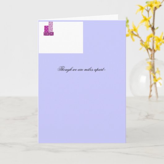 友情 カード (黄色い花)