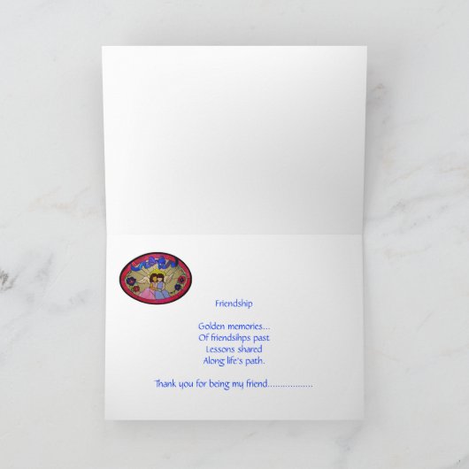 友情 カード (内部)