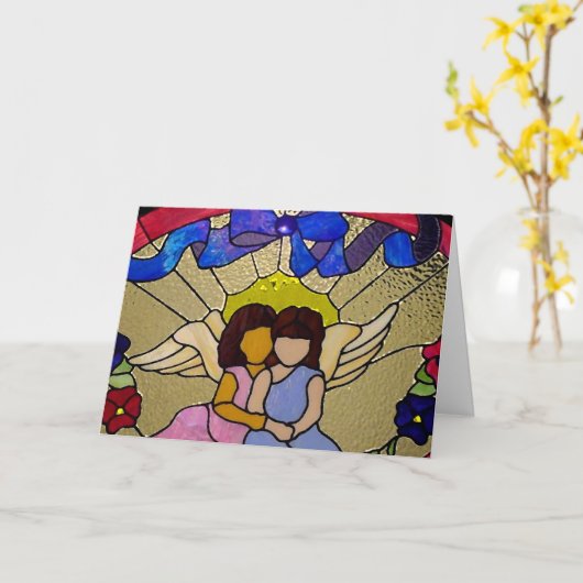 友情 カード (黄色い花)