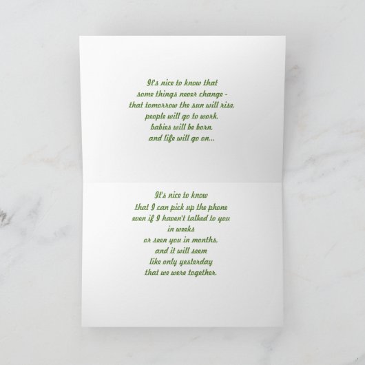 友情 カード (内部)