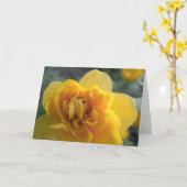 友情 カード (黄色い花)