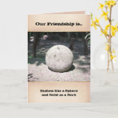 友情 カード (黄色い花)