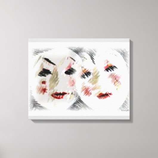 友情 キャンバスプリント (正面)