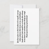 友情 サンキューカード (裏面)