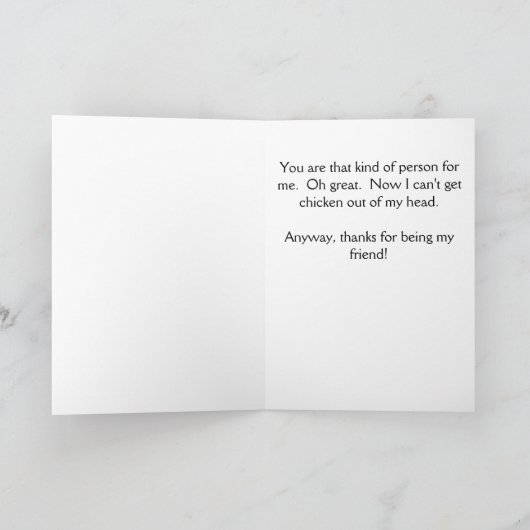 友情 サンキューカード (内部)