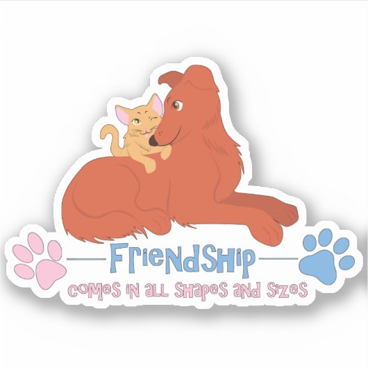 友情 シール (正面)