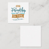 友情 スクエア名刺 (正面/裏面)