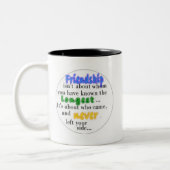 友情 ツートーンマグカップ (左)