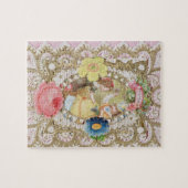 友情、バレンタインカード、c.1870 (色のlitho o ジグソーパズル (横)