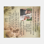 友情 フリースブランケット (正面(横))