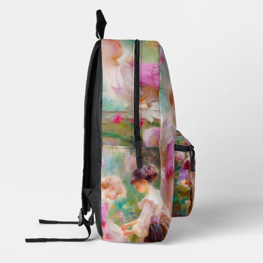 友情 プリントバックパック (左)