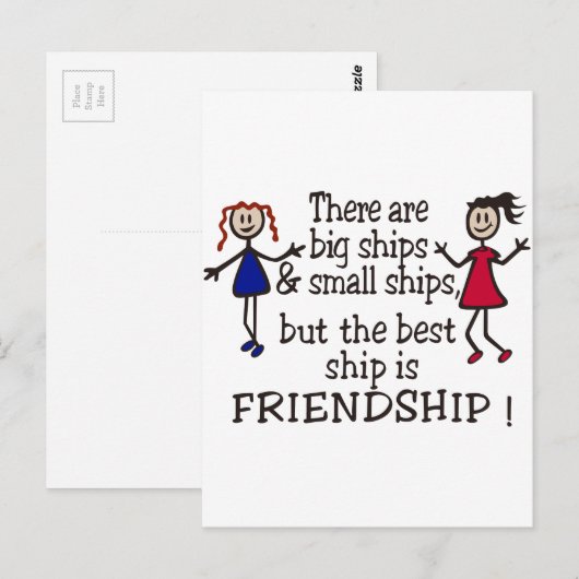 友情 ポストカード (正面/裏面)