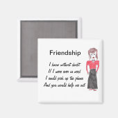 友情 マグネット (正面/裏面)