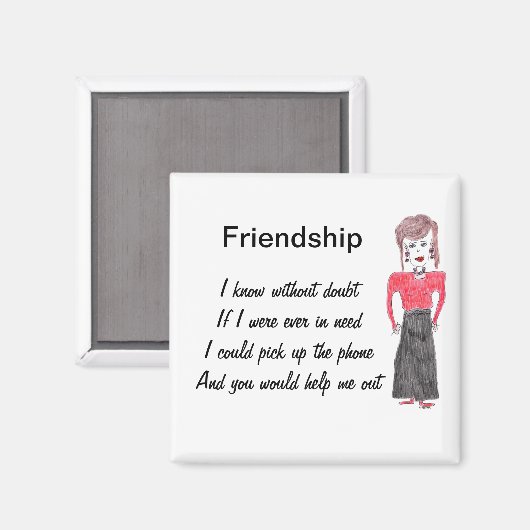友情 マグネット (正面/裏面)