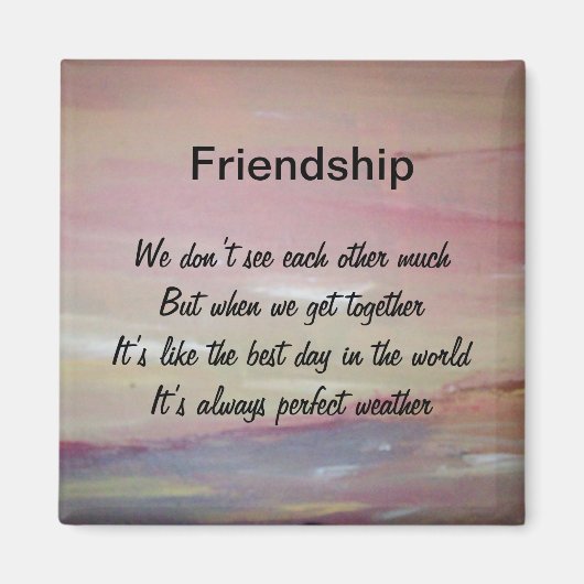 友情 マグネット (正面)