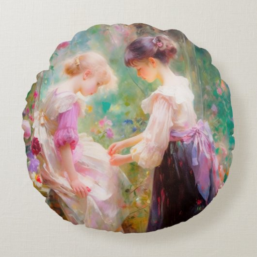 友情 ラウンドクッション (正面)