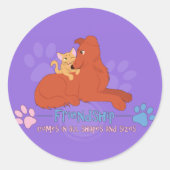 友情 ラウンドシール (正面)