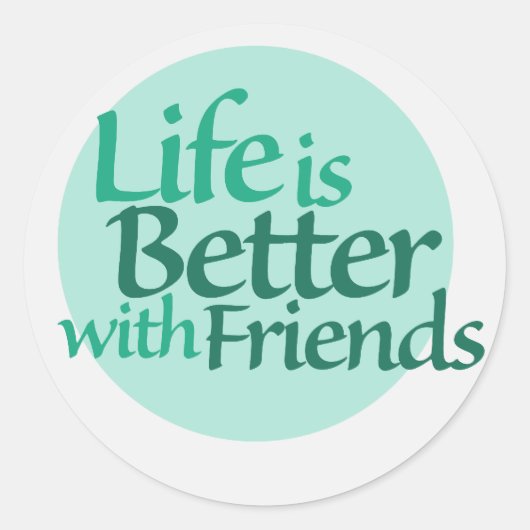 友情 ラウンドシール (正面)