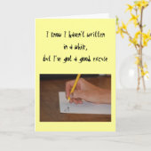 友情 – 久し書ぶり。 カード (黄色い花)