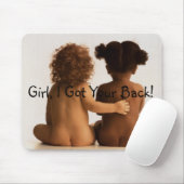 友情 – 女の子よ得、背中よ！ マウスパッド (マウス)