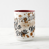 "友情：必要な補充なし" - モダン Coffee Mug マグカップ (中央)