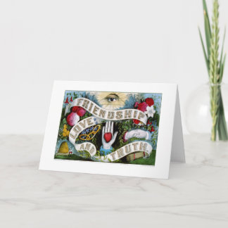 友情、愛および真実(1874年) カード