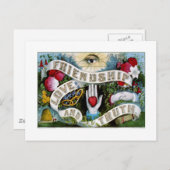 友情、愛、真実(1874) ポストカード (正面/裏面)