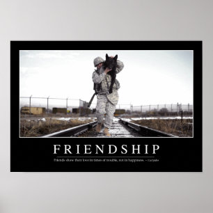 友情:感動的引用文 ポスター