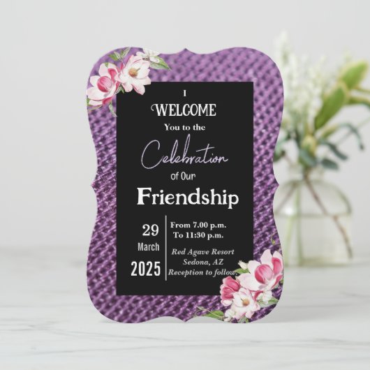 友情 招待状 (スタンド正面)