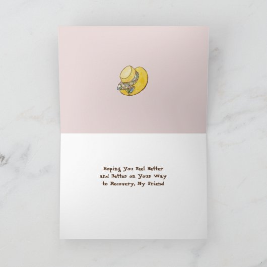 友情  早く回復してね カード (内部)