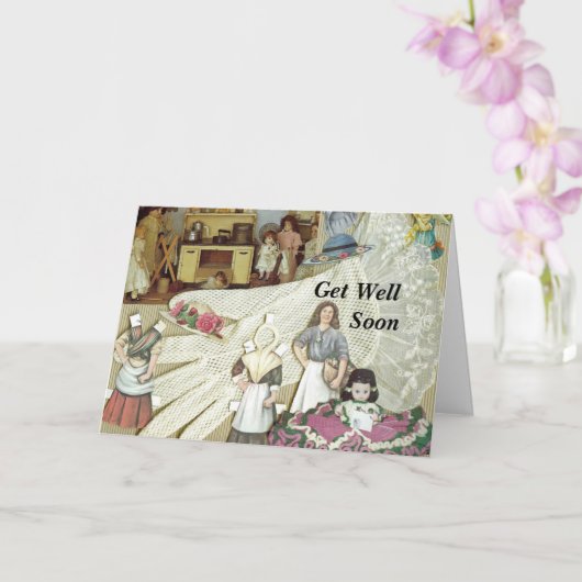 友情  早く回復してね カード (蘭)