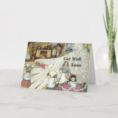 友情  早く回復してね カード (正面)