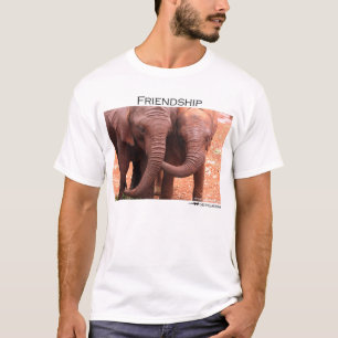 友情-象 Tシャツ