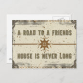 友情#2の郵便はがき ポストカード (正面/裏面)