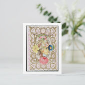 友情， Valentine card, c.1870 （色のリトー） シーズンポストカード (スタンド正面)