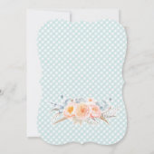 友愛の男の子の双子ゲンダーレスベビーシャワー 招待状 (裏面)