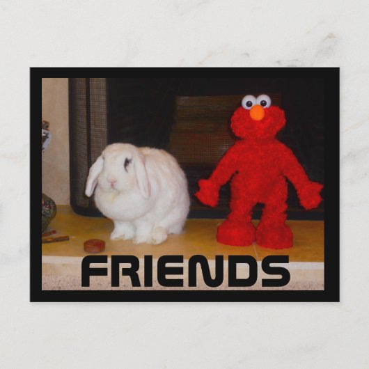 友感謝してい人 – 私のために ポストカード (正面)