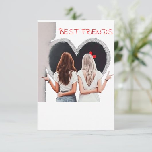 友感謝してい達と一緒にお前の悩み最高のに言え サンキューカード (スタンド正面)