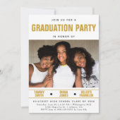 友数々の人卒業パーティー 招待状 (正面)