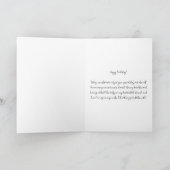 友最高のだちと泡、水色、おもしろい誕生日 カード (内部)