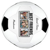 友最高のだち名前をカスタムする、写真、色 サッカーボール (回転)