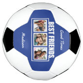 友最高のだち名前をカスタムする、写真、色 サッカーボール (回転)