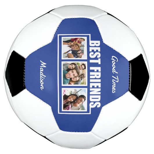 友最高のだち名前をカスタムする、写真、色 サッカーボール (回転)