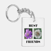 友最高のだち画像テンプレート キーホルダー (正面左)